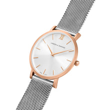 Load image into Gallery viewer, Solaris Lugano Milanese 40mm Rose Gold White