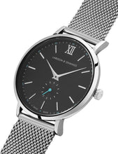 Load image into Gallery viewer, Jura Milanese 38mm Silver Charcoal