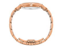 Load image into Gallery viewer, Sloan Guilloche Vasa Link 33mm Rose Gold Black