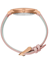 Load image into Gallery viewer, Solaris Lugano Leather 40mm Rose Gold Purple
