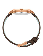 Load image into Gallery viewer, Code Dot Leather 33mm Rose Gold Pink