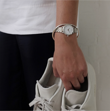 Load image into Gallery viewer, LJXII Lugano Vasa Link 26mm Gold Satin-White