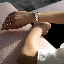 Load image into Gallery viewer, Aurora Milanese 26mm Silver White