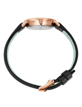 Load image into Gallery viewer, Sloan Cube Leather 26mm Rose Gold White
