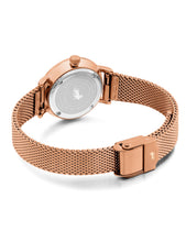 Load image into Gallery viewer, Solaris Lugano Milanese 26mm Rose Gold Navy