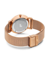 Load image into Gallery viewer, LJXII Lugano Milanese 40mm Rose Gold Satin-White