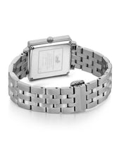 Load image into Gallery viewer, Sloan Guilloche Vasa Link 34mm Silver White
