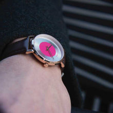Load image into Gallery viewer, Code Dot Milanese 38mm Silver Black