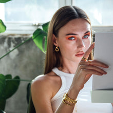 Load image into Gallery viewer, Vivid Link 30mm Gold Gold