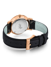 Load image into Gallery viewer, Opera Leather 33mm Rose Gold Charcoal
