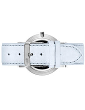 Load image into Gallery viewer, Solaris Lugano Leather 40mm Silver Blue
