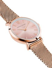 Load image into Gallery viewer, Solaris Lugano Milanese 26mm Rose Gold Purple
