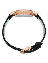 Load image into Gallery viewer, Lj Classic Lugano Leather 33mm Rose Gold Black
