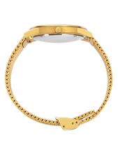 Load image into Gallery viewer, SAXON 39MM GOLD/GOLD SUNRAY MILANESE GOLD
