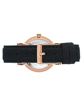 Load image into Gallery viewer, Lj Classic Lugano Leather 33mm Rose Gold Black
