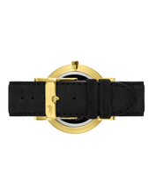Load image into Gallery viewer, Jette Lugano Leather 40mm Gold Black
