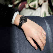 Load image into Gallery viewer, Aurora Leather 38mm Black Charcoal
