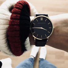 Load image into Gallery viewer, LJXII Lugano Milanese 33mm Rose Gold Satin-White
