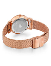 Load image into Gallery viewer, Lj Classic Lugano Milanese 33mm Rose Gold White
