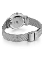 Load image into Gallery viewer, LJXII LUGANO MILANESE 33MM SILVER SATIN-WHITE
