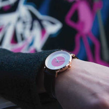 Load image into Gallery viewer, Code Dot Milanese 38mm Silver Black
