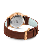 Load image into Gallery viewer, LJXII LUGANO LEATHER 40MM ROSE GOLD SATIN-WHITE
