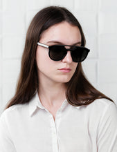Load image into Gallery viewer, Grey Havana Aviator Sunglasses
