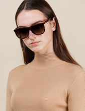 Load image into Gallery viewer, Dark Havana Wayfarer Sunglasses
